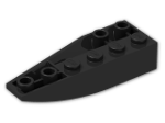 LEGO® Brick: Wedge 2 x 6 Double Inverted Right 41764 | Color: Black