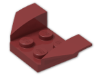 LEGO® Stein: Car Mudguard 2 x 4 Swept Back 41854 | Farbe: New Dark Red