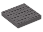 LEGO® Brick: Brick 8 x 8 4201 | Color: Dark Stone Grey