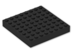 LEGO® Stein: Brick 8 x 8 4201 | Farbe: Black