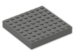 LEGO® Brick: Brick 8 x 8 4201 | Color: Dark Grey
