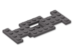 LEGO® Stein: Car Base 4 x 10 x 0.667 with 2 x 2 Center Open 4212b | Farbe: Dark Stone Grey