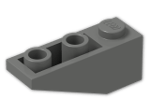 LEGO® Brick: Slope Brick 33 3 x 1 Inverted 4287 | Color: Dark Grey