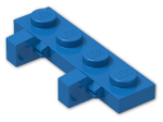 LEGO® Brick: Hinge Plate 1 x 4 Locking with Two Single Fingers on Side 44568 | Color: Bright Blue