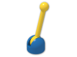 LEGO® Stein: Hinge Control Stick and Base (Bright Yellow Stick) 4592c01 | Farbe: Bright Blue