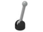 LEGO® Stein: Hinge Control Stick and Base (Grey Stick) 4592c03 | Farbe: Black