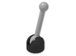 LEGO® Stein: Hinge Control Stick and Base (Medium Stone Grey Stick) 4592c05 | Farbe: Black