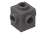 LEGO® Stein: Brick 1 x 1 with Studs on Four Sides 4733 | Farbe: Dark Stone Grey