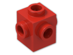 LEGO® Stein: Brick 1 x 1 with Studs on Four Sides 4733 | Farbe: Bright Red