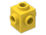 LEGO® Stein: Brick 1 x 1 with Studs on Four Sides 4733 | Farbe: Bright Yellow