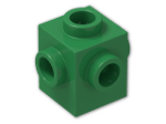 LEGO® Brick: Brick 1 x 1 with Studs on Four Sides 4733 | Color: Dark Green