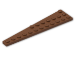 LEGO® Brick: Wing 3 x 12 Right 47398 | Color: Reddish Brown
