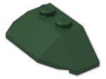 LEGO® Brick: Wedge 2 x 4 Triple 47759 | Color: Earth Green