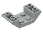 LEGO® Stein: Slope Brick 45 4 x 2 Double Inverted with Open Center 4871 | Farbe: Grey