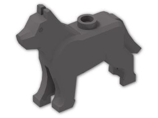 LEGO® Stein: Animal Wolf 48812 | Farbe: Dark Stone Grey