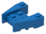 LEGO® Stein: Wedge 3 x 4 with Stud Notches 50373 | Farbe: Bright Blue
