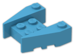 LEGO® Stein: Wedge 3 x 4 with Stud Notches 50373 | Farbe: Dark Azur