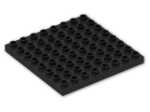 LEGO® Brick: Duplo Plate 8 x 8 51262 | Color: Black