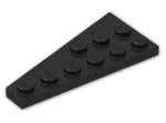 LEGO® Brick: Wing 3 x 6 Right 54383 | Color: Black