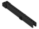 LEGO® Stein: Crane Arm Outside with Pegholes 57779 | Farbe: Black