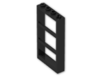 LEGO® Brick: Window 1 x 4 x 6 Frame with Three Panes 57894 | Color: Black