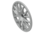 LEGO® Brick: Wheel Cover 7 Spoke Forked for Wheel 34 x 56 58088 | Color: Silver flip/flop