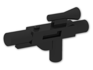 LEGO® Brick: Minifig Gun Short Blaster 58247 | Color: Black