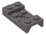 LEGO® Brick: Car Mudguard 2 x 4 with Central Hole 60212 | Color: Dark Stone Grey