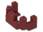 LEGO® Stein: Brick 4 x 8 x 2.333 Turret Top 6066 | Farbe: New Dark Red