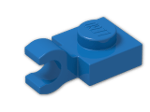 LEGO® Brick: Plate 1 x 1 with Clip Horizontal (Thick C-Clip) 61252 | Color: Bright Blue
