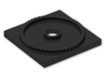 LEGO® Stein: Turntable Flat Base 4 x 4 61485 | Farbe: Black
