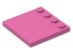 LEGO® Brick: Tile 4 x 4 with Studs on Edge 6179 | Color: Bright Purple