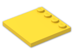 LEGO® Brick: Tile 4 x 4 with Studs on Edge 6179 | Color: Bright Yellow