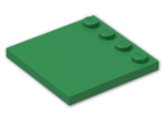LEGO® Brick: Tile 4 x 4 with Studs on Edge 6179 | Color: Dark Green