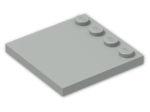 LEGO® Brick: Tile 4 x 4 with Studs on Edge 6179 | Color: Grey