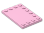 LEGO® Brick: Tile 4 x 6 with Studs on Edges 6180 | Color: Light Purple