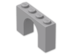 LEGO® Brick: Arch 1 x 4 x 2 6182 | Color: Medium Stone Grey
