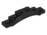 LEGO® Brick: Car Mudguard 6 x 1.5 x 1 with Arch 62361 | Color: Black