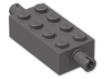 LEGO® Stein: Brick 2 x 4 with Pins 6249 | Farbe: Dark Stone Grey