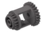 LEGO® Brick: Technic Differential with Gear 16 Tooth and 24 Tooth 6573 | Color: Dark Stone Grey