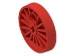 LEGO® Stein: Train Wheel Large with Axlehole and Pinhole without Flange 85489b | Farbe: Bright Red