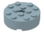 LEGO® Brick: Brick 4 x 4 Round with Pinhole and Snapstud 87081 | Color: Light Royal Blue