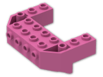 LEGO® Brick: Wedge 4 x 6 x 1.667 Inverted with Studs on Front Side 87619 | Color: Bright Purple