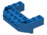 LEGO® Stein: Wedge 4 x 6 x 1.667 Inverted with Studs on Front Side 87619 | Farbe: Bright Blue