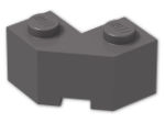 LEGO® Stein: Brick 2 x 2 Facet 87620 | Farbe: Dark Stone Grey