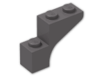 LEGO® Brick: Arch 1 x 3 x 2 88292 | Color: Dark Stone Grey