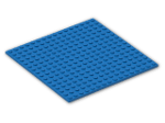 LEGO® Stein: Plate 16 x 16 with Underside Ribs 91405 | Farbe: Bright Blue