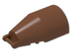 LEGO® Stein: Windscreen 4 x 6 x 2 Round with Handle 92279 | Farbe: Reddish Brown