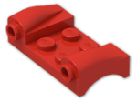 LEGO® Brick: Car Mudguard 2 x 4 with Headlights and Curved Fenders 93590 | Color: Bright Red