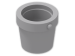 LEGO® Stein: Bucket 1 x 1 x 1 Conical 95343 | Farbe: Medium Stone Grey